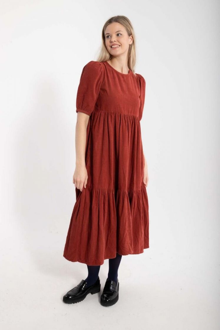 Juli Cord Kleid - old rose - Dotty&Dan