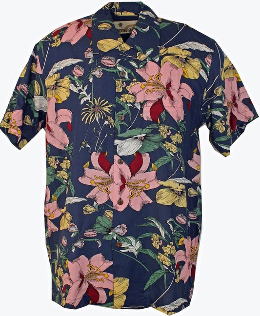 Hawaiian Hemd - Pensacola blue - Dotty&Dan
