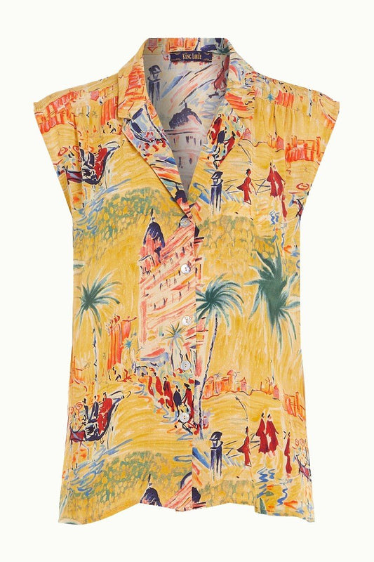 July Blouse Serafini - tuscan yellow - Dotty&Dan