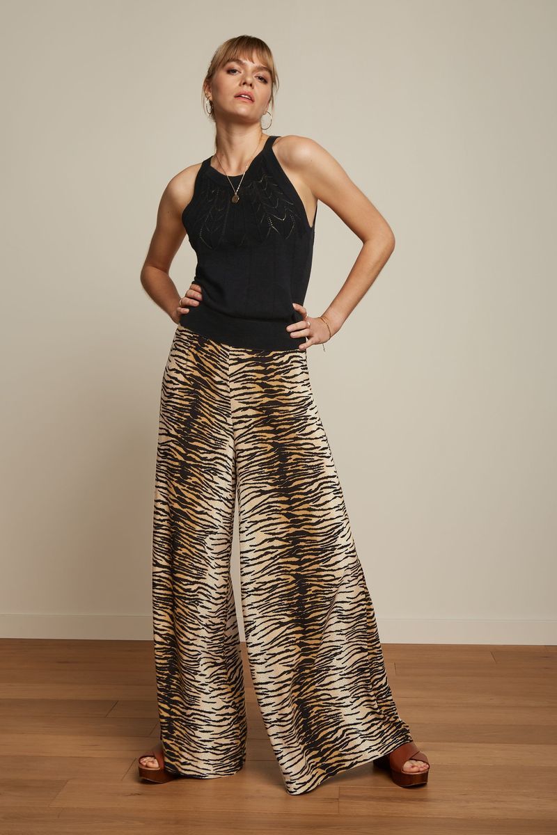 Palazzo Pants Kallina - golden brown - Dotty&Dan