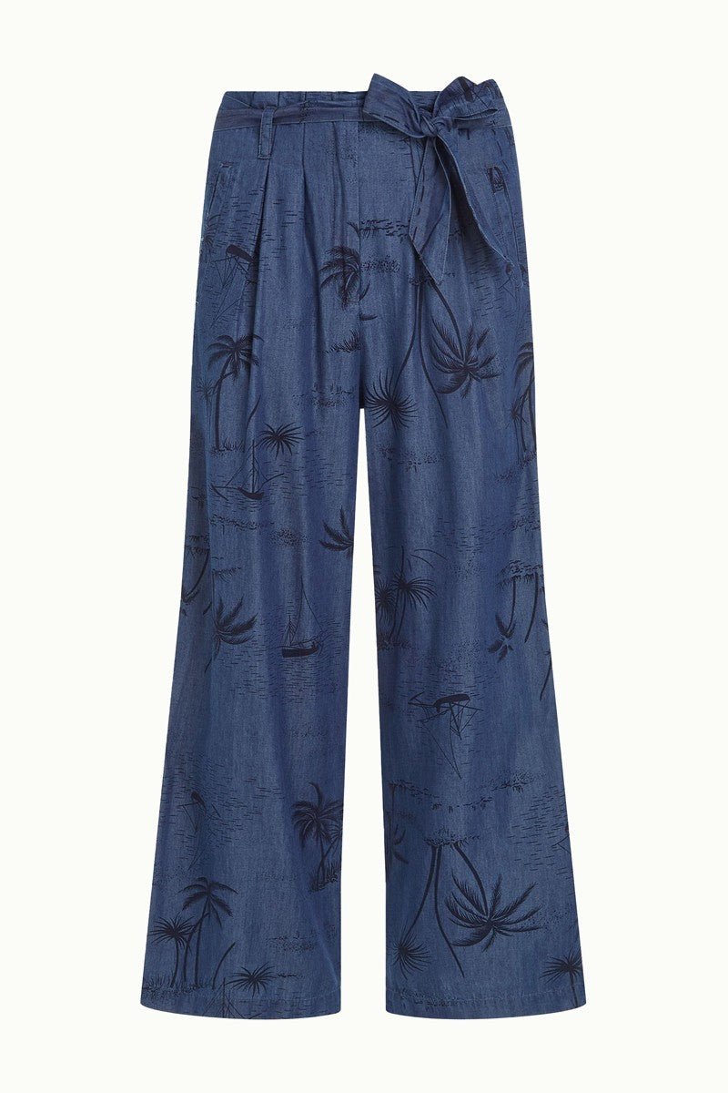 Neva Cropped Pants Daytrip - denim blue - Dotty&Dan