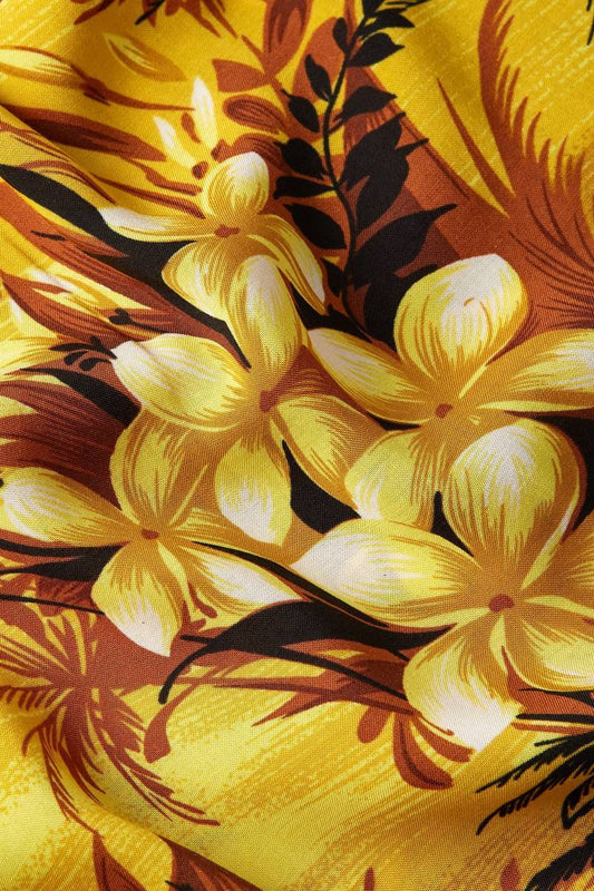 Talia Dress Emerald - amarillo gold - Dotty&Dan