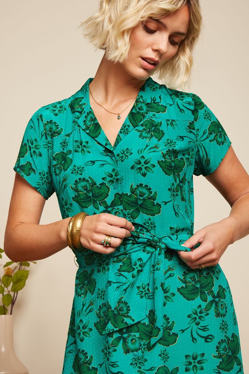 Tex Dress Coralie - aqua green - Dotty&Dan