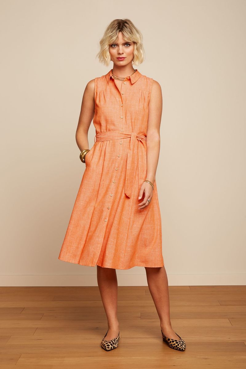 Nova Dress Camonte - reef coral - Dotty&Dan
