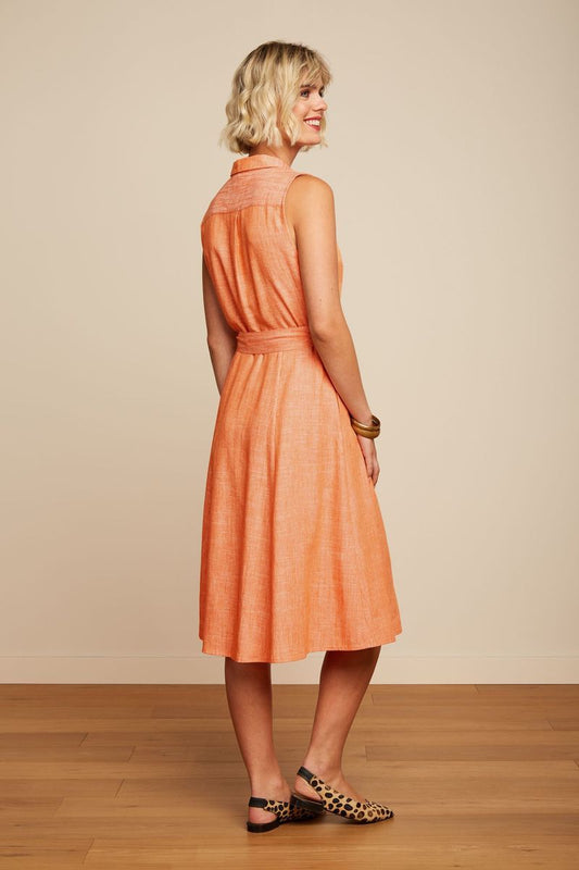 Nova Dress Camonte - reef coral - Dotty&Dan