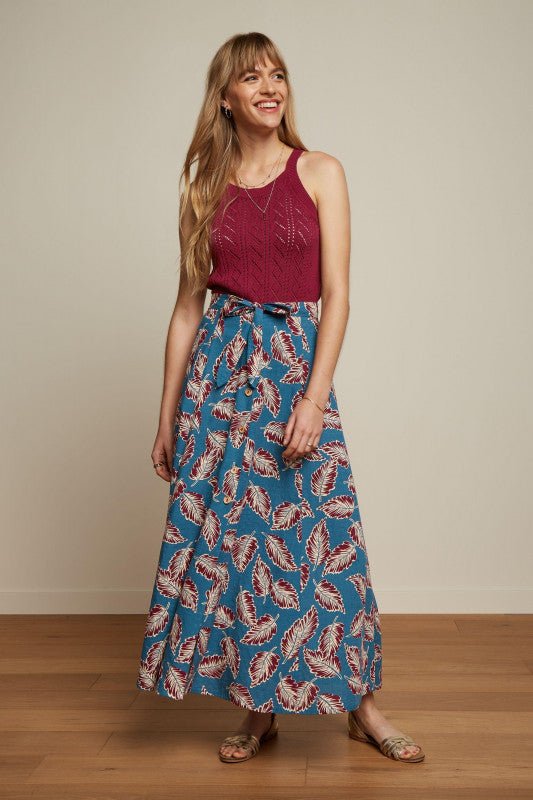 Judy Maxi Skirt Dominica - orient blue - Dotty&Dan