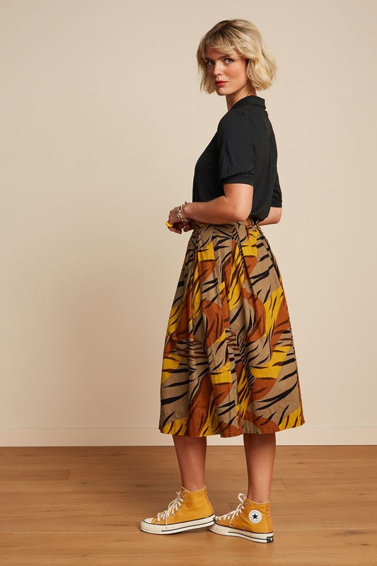 Suzette Pleat Skirt Zolea - sulphur yellow - Dotty&Dan
