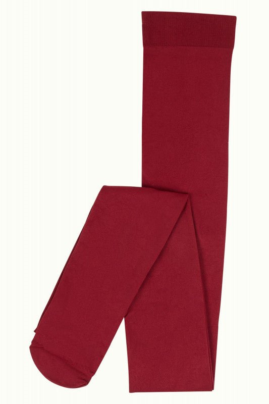 Strumpfhose Solid - cabernet red - Dotty&Dan