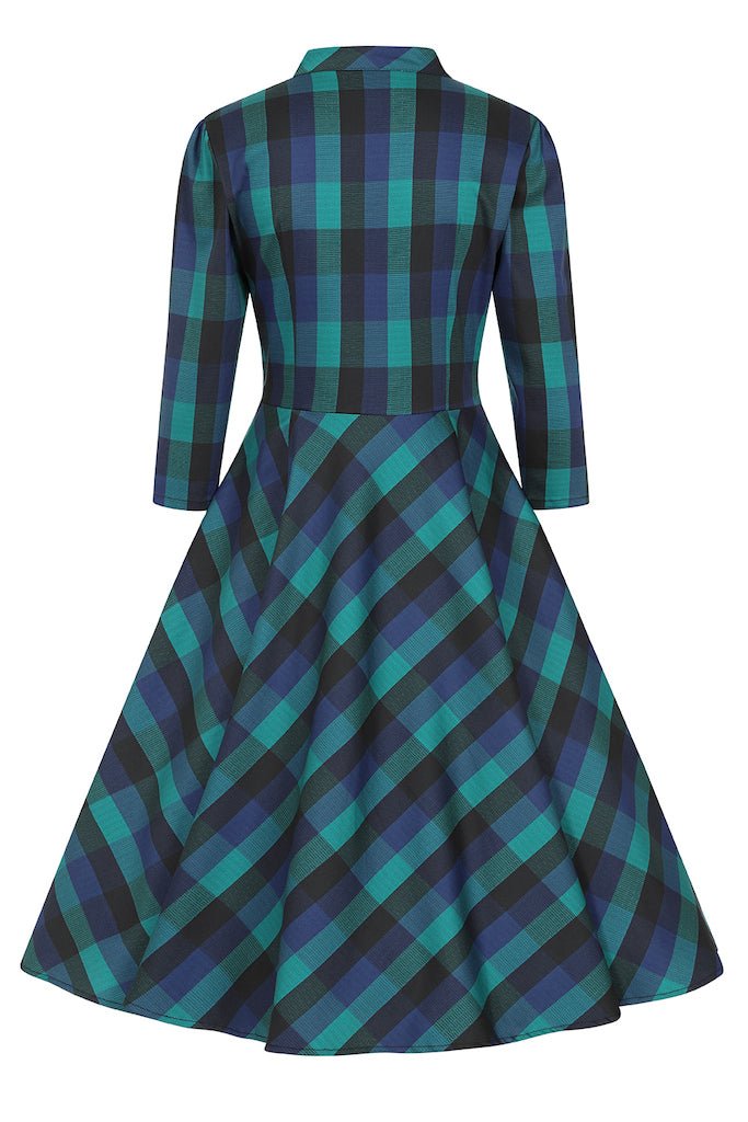 Louisa Check Swing Dress - Dotty&Dan