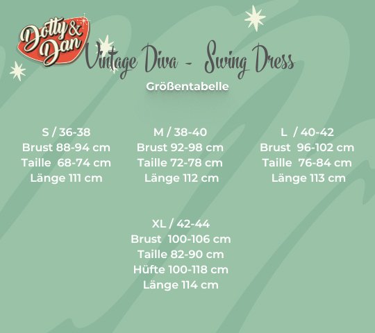 Maria Grazia Swing Dress - black and white - Dotty&Dan