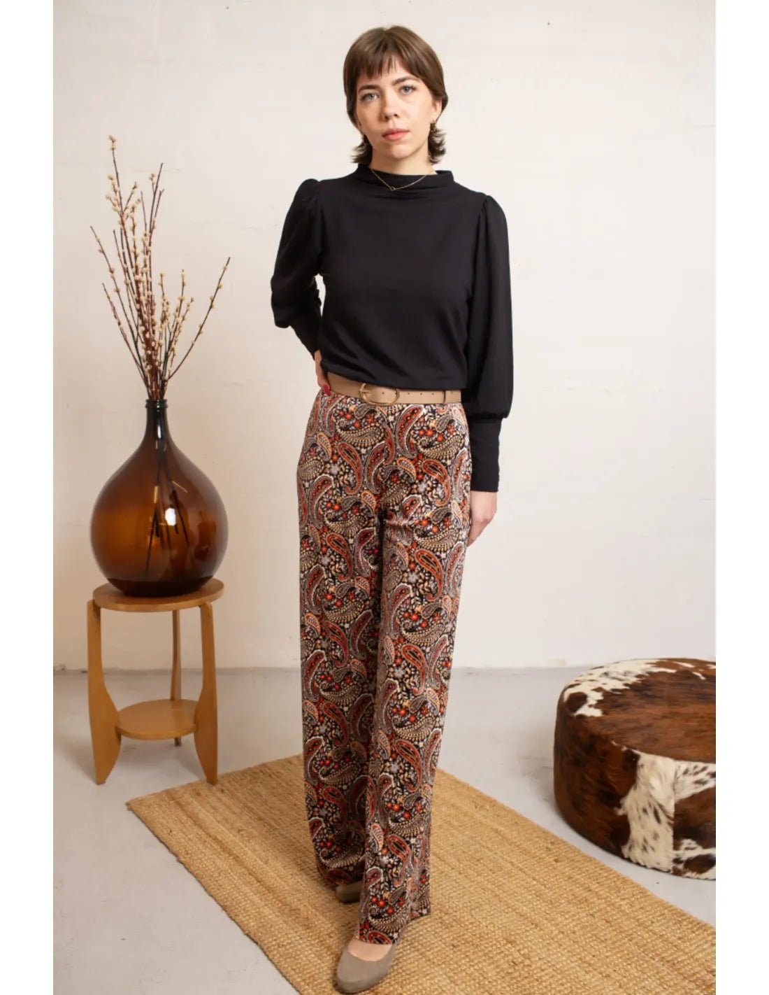 Maya Top Soft Fleece - black - Dotty&Dan