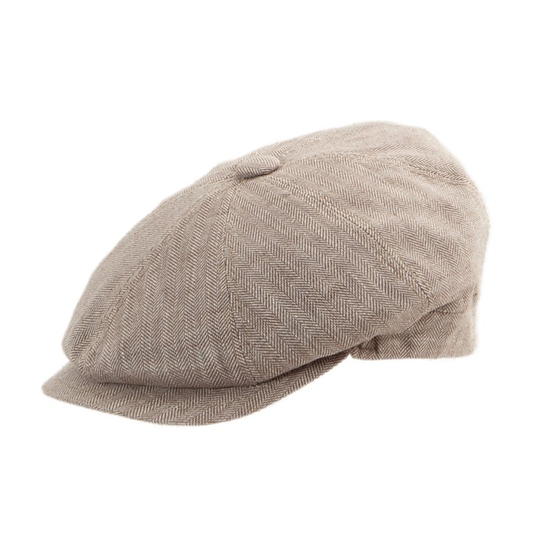 Newsboy Cap - Leinen/Baumwolle mit Coolmax Futter - Dotty&Dan
