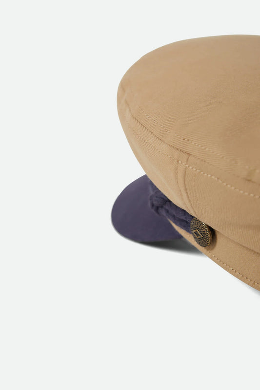 Klassische Fisherman’s Cap im 50s-Stil - sand/washed navy - Dotty&Dan