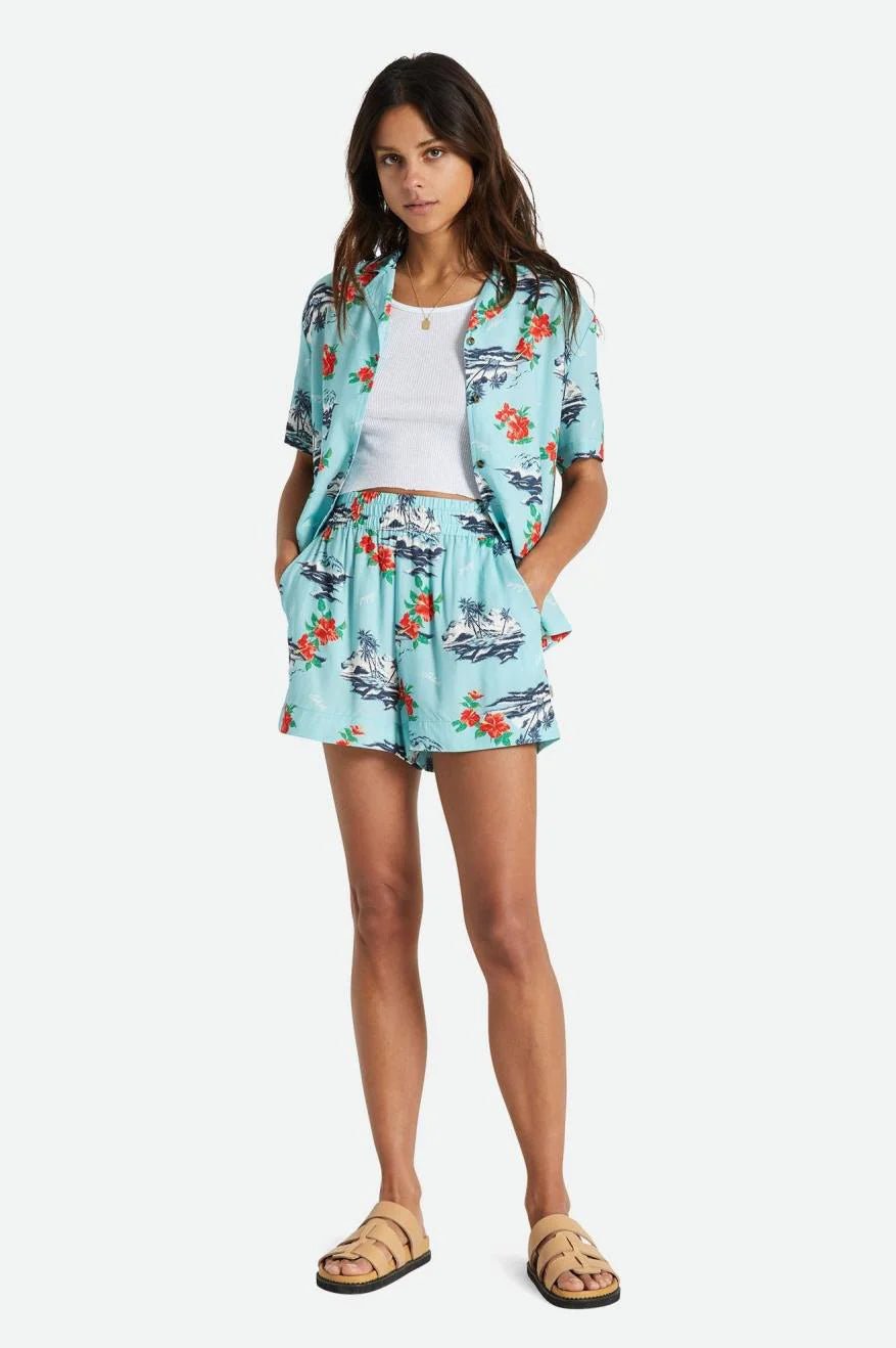 Paradise Short - canal blue