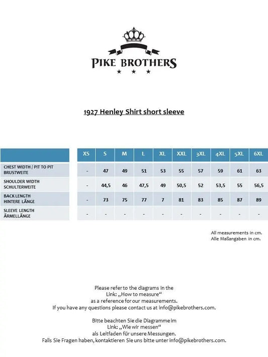 1927 Henley Shirt short sleeve - bongo blue - Dotty&Dan