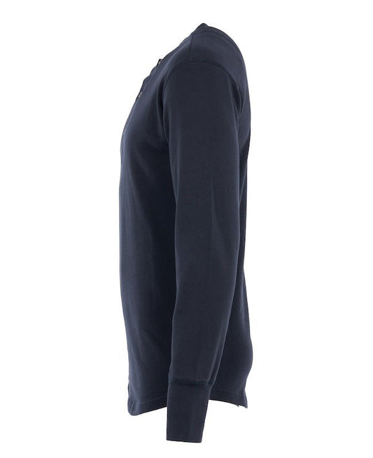 1927 Henley Shirt long sleeve -mojave blue - Dotty&Dan