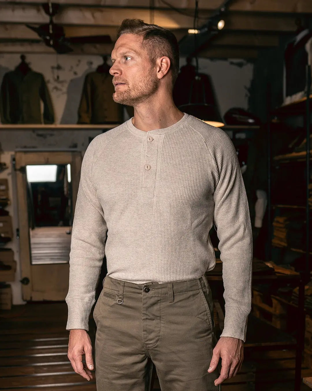 1936 Waffle Shirt - natural - Dotty&Dan