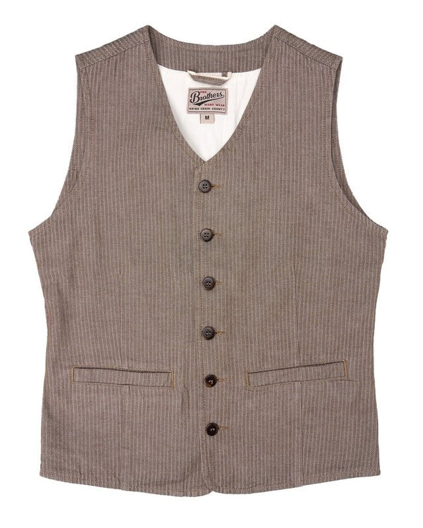 1905 Hauler Vest - HBT brown - Dotty&Dan
