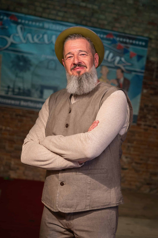 1905 Hauler Vest - HBT brown - Dotty&Dan