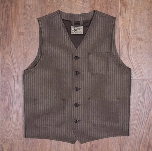 1937 Roamer Vest - Alameda brown - Dotty&Dan