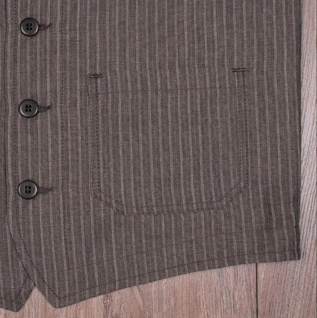1937 Roamer Vest - Elegante Herrenweste aus Wolle und Leinen
