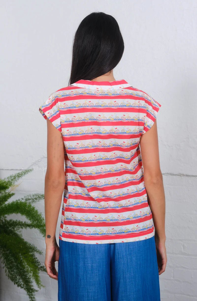 Top Phyllis mit Fahrradaufdruck - Dotty&Dan
