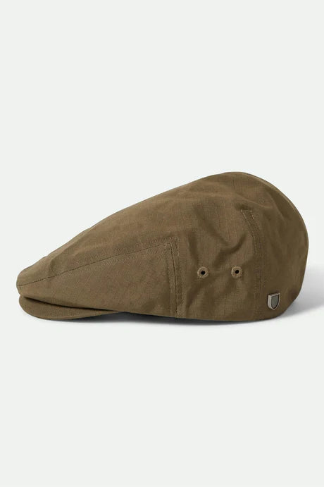 Hooligan Lightweight Flat Cap - ivy green ripstop