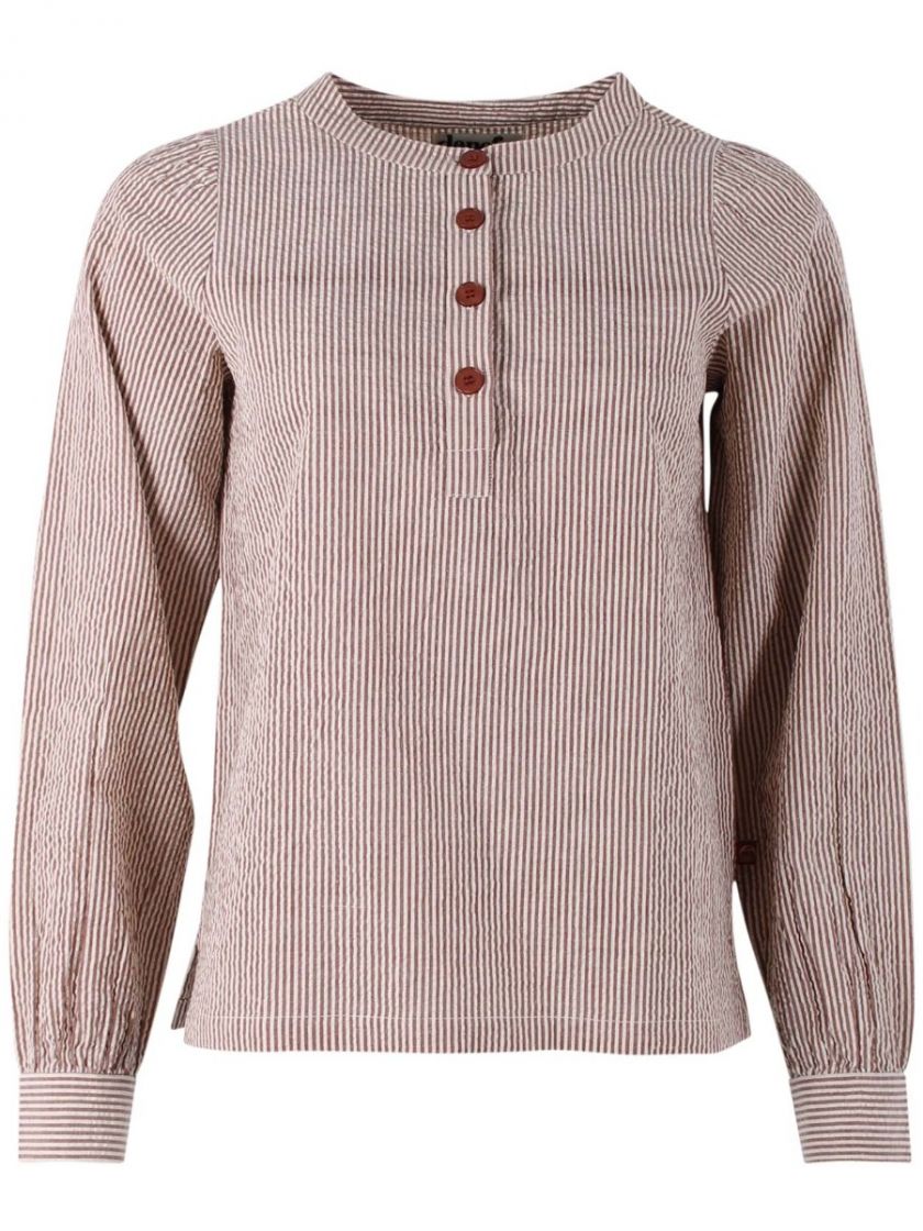 Sanna Shirt - brick/chalk - Dotty&Dan