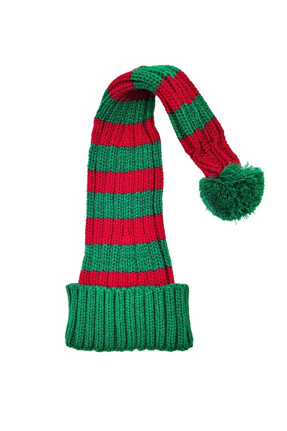 Snazzy Santa Mütze mit weihnachtsmotiv in Grün, produktansicht