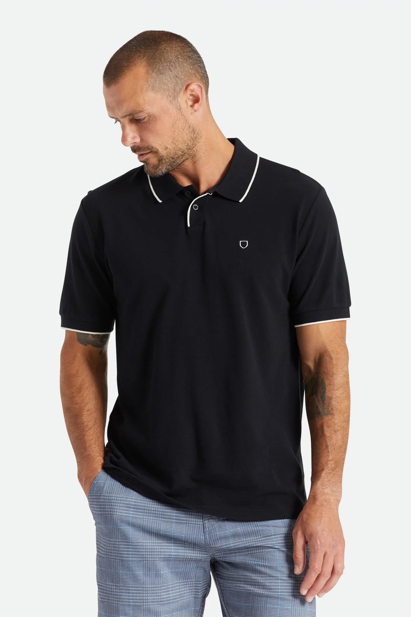 Strick Polo - black - Dotty&Dan