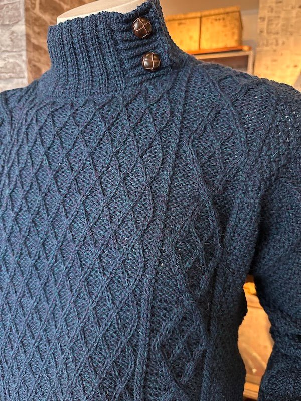 Strickpullover aus Schurwolle - atlantikblau - Dotty&Dan
