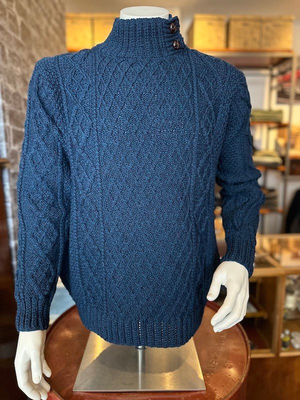 Strickpullover aus Schurwolle - atlantikblau - Dotty&Dan