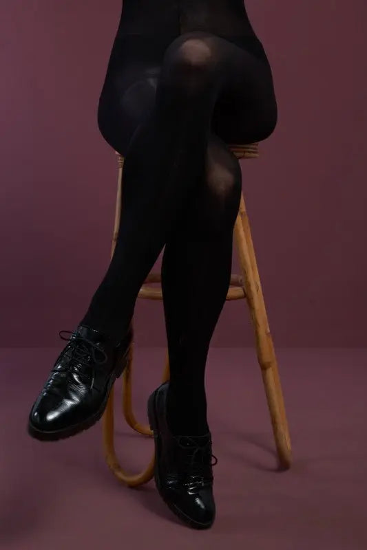 Strumpfhose Solid - black - Dotty&Dan