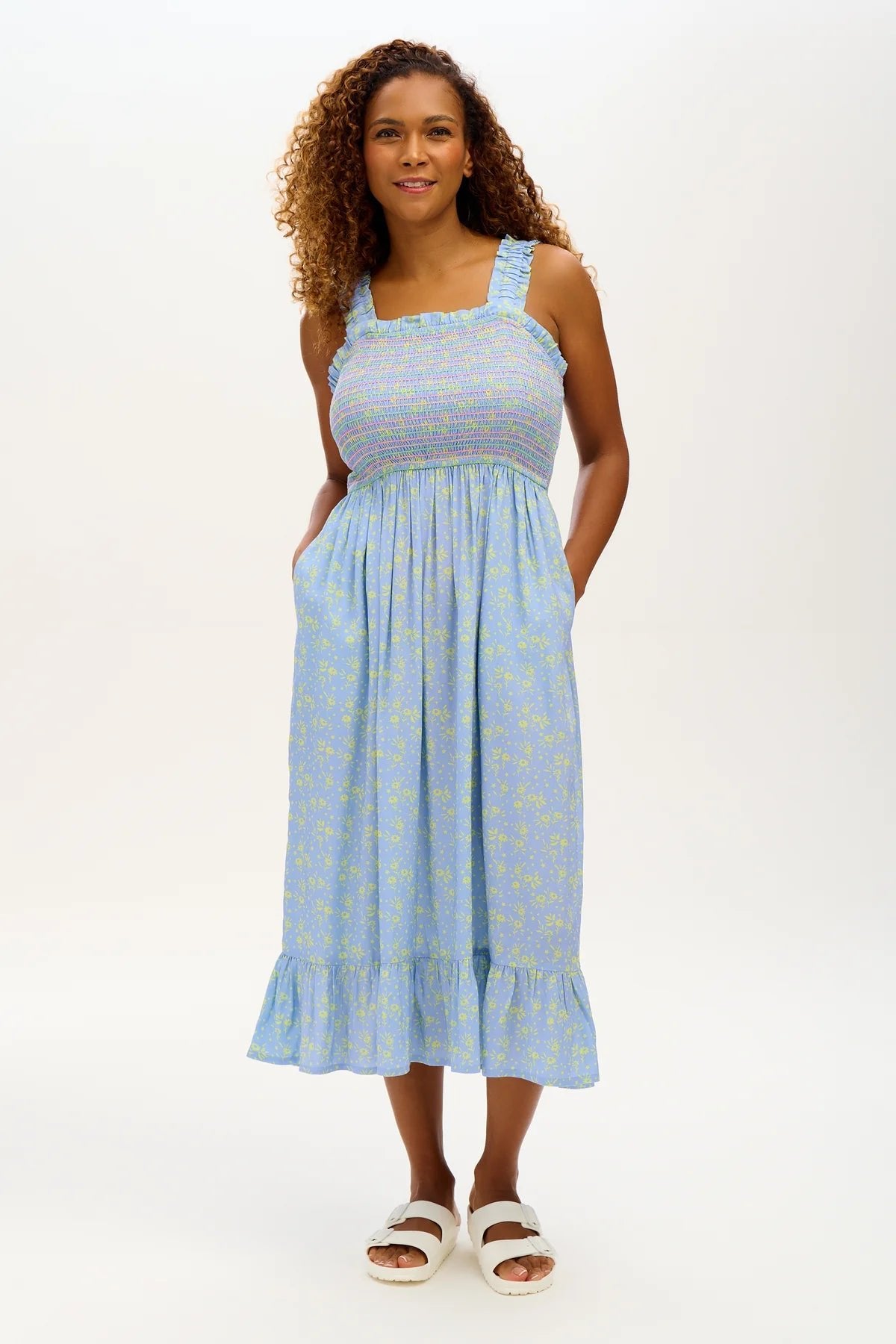 Ember Shirred Sundress - Dotty&Dan