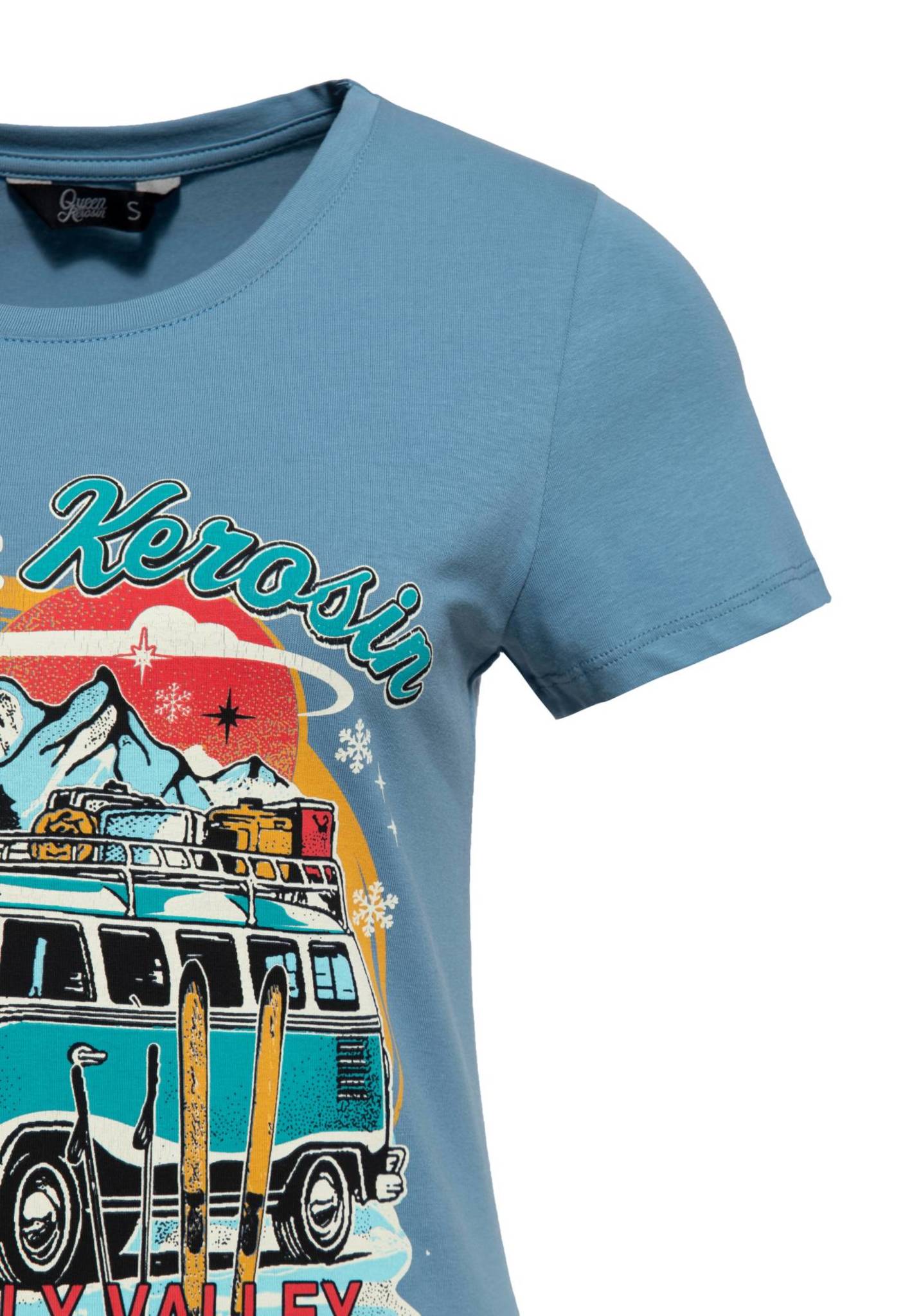 T - Shirt Heavenly Valley - smoke blue - Dotty&Dan