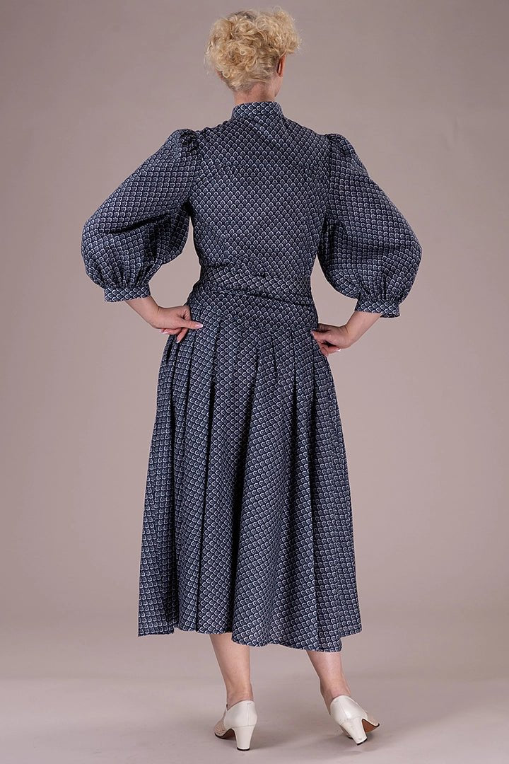 The Green Gables Dress - indigo - Dotty&Dan