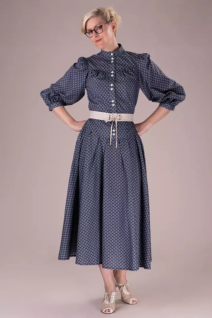 The Green Gables Dress - indigo - Dotty&Dan