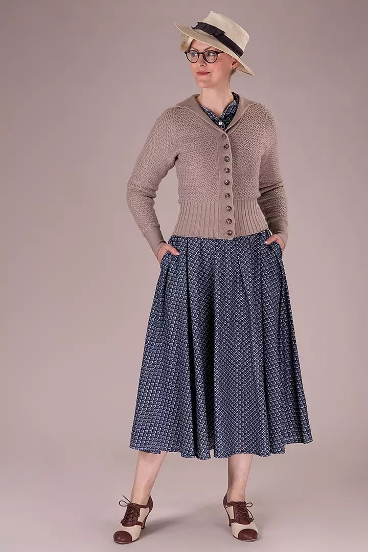 The Green Gables Dress - indigo - Dotty&Dan