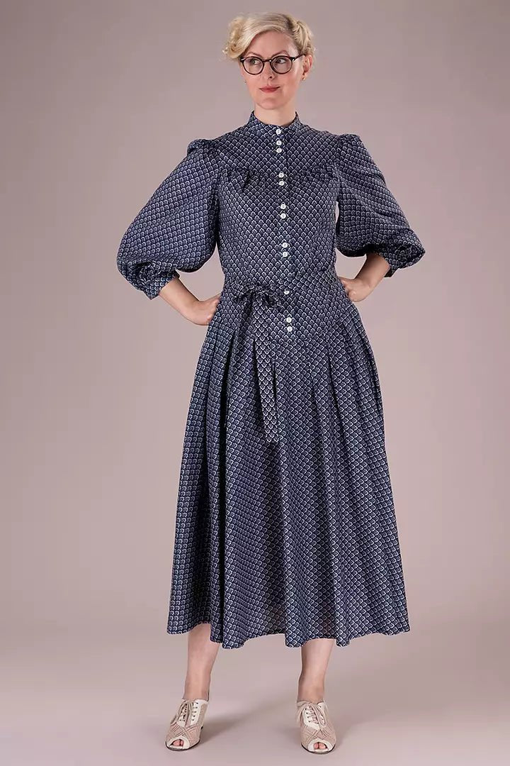 The Green Gables Dress - indigo - Dotty&Dan