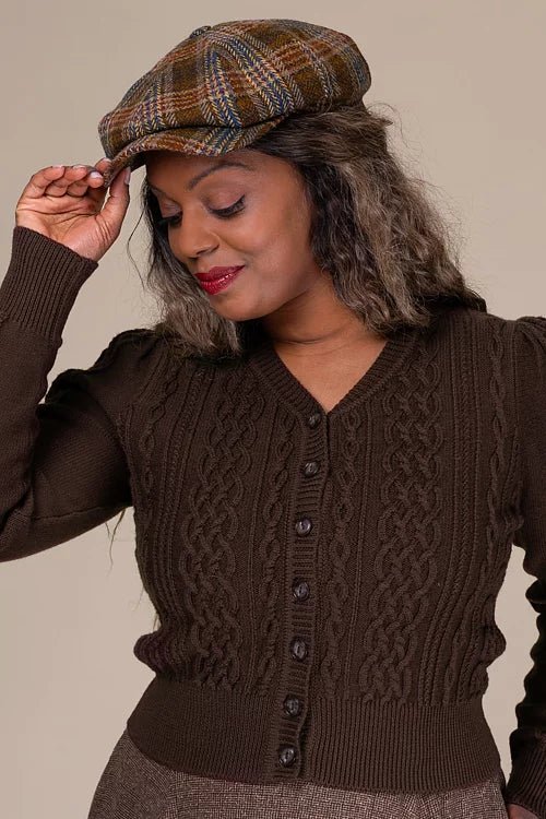 The Ice Breaker Cardigan - chocolate