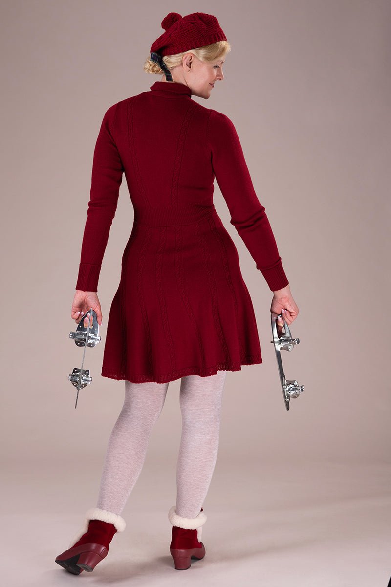 The Ice Princess Dress - burgundy - Dotty&Dan