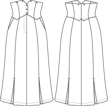 The Miss Fancy Pants Skirt - black wool blend - Dotty&Dan