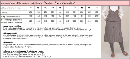 The Miss Fancy Pants Skirt - black wool blend - Dotty&Dan