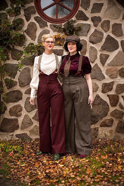 The Miss Fancy Pants Slacks - plum - Dotty&Dan