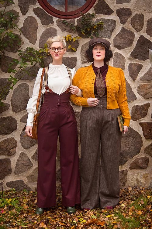 The Miss Fancy Pants Slacks - plum - Dotty&Dan