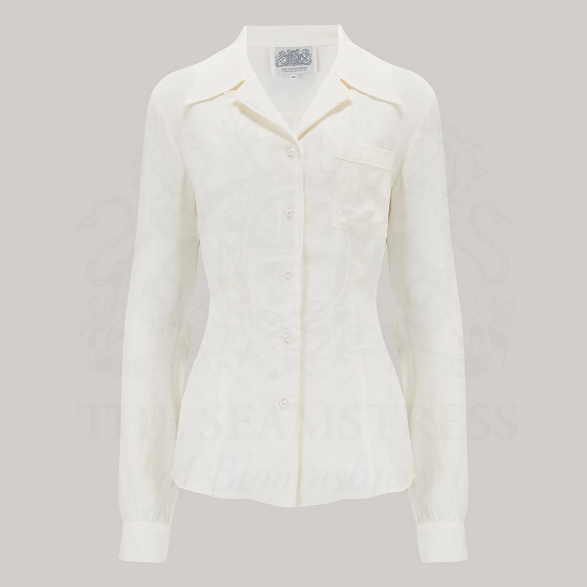 40s Jacqui Blouse - cream - Dotty&Dan