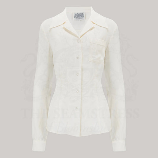 40s Jacqui Blouse - cream - Dotty&Dan