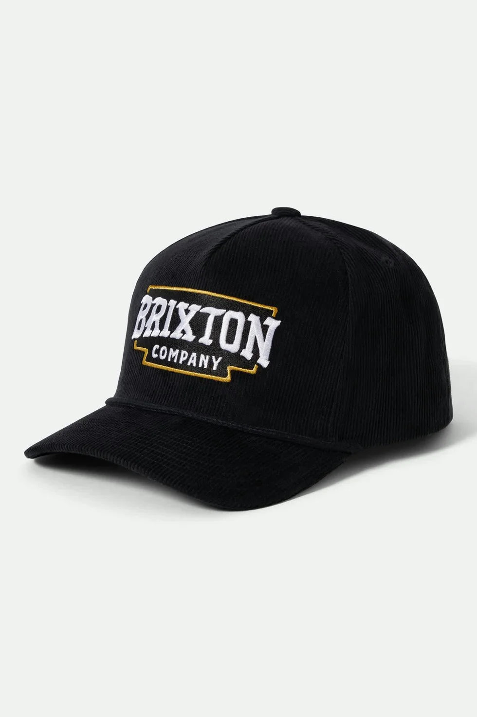 Brixton Snapback Camel aus Baumwollcord mit recyceltem Schirm