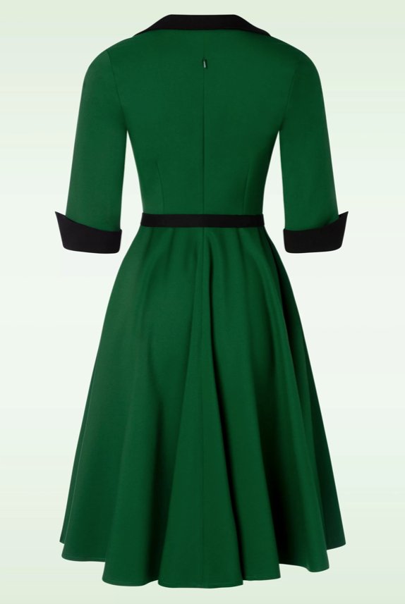 Vanessa Swing Dress - green - Dotty&Dan
