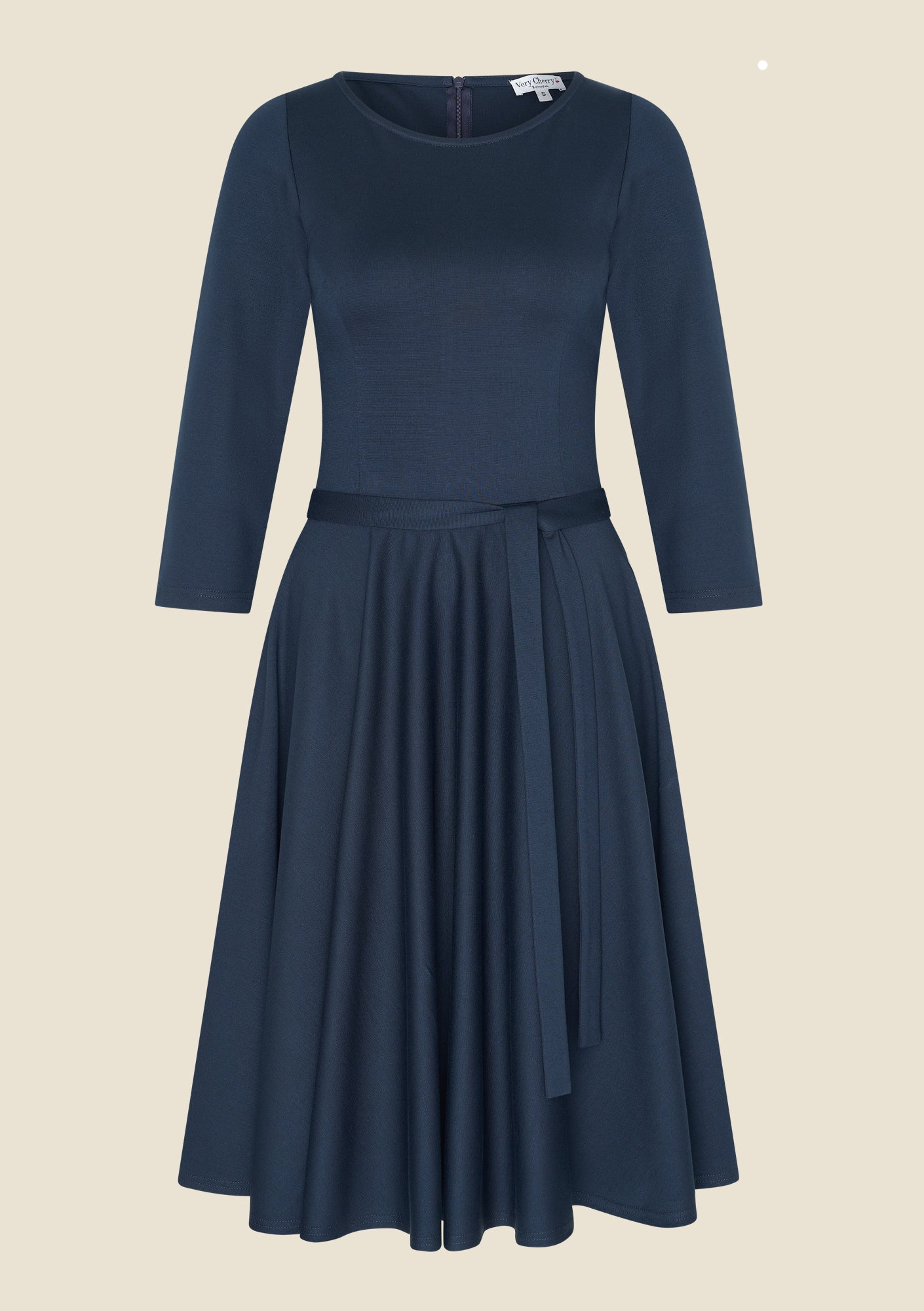 Ballerina Dress - navy punty